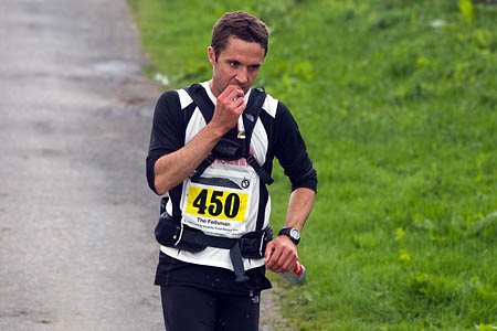Jez Bragg in action during this year's Fellsman Jez Bragg in action during this year's Fellsman