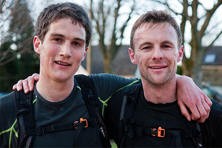 Winner Adam Perry, left, and second-placed Ian Phillips Winner Adam Perry, left, and second-placed Ian Phillips