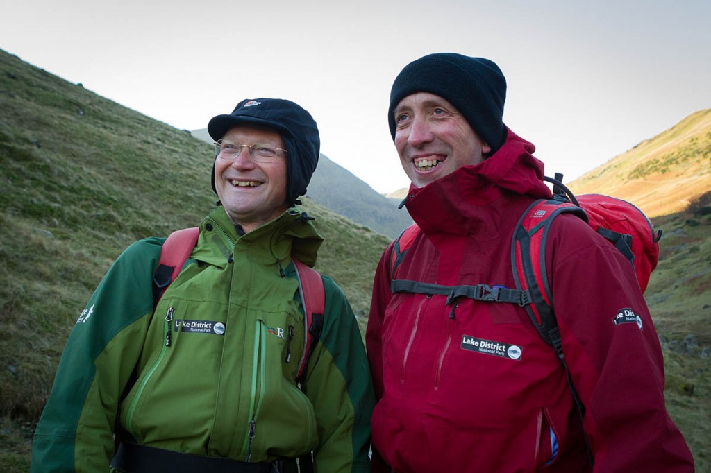 The Lake District's felltop assessors Jon Bennett, left, and Graham Uney The Lake District's felltop assessors Jon Bennett, left, and Graham Uney