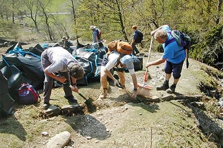 Fix the Fells volunteers at work Fix the Fells volunteers at work
