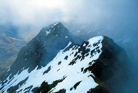 The man fell 400ft from the Forcan Ridge. Photo K A CC-BY-SA-2.0 The man fell 400ft from the Forcan Ridge. Photo K A CC-BY-SA-2.0