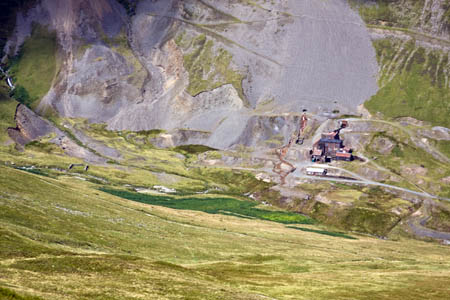 Force Gill Mine, at the head of Coledale Force Gill Mine, at the head of Coledale