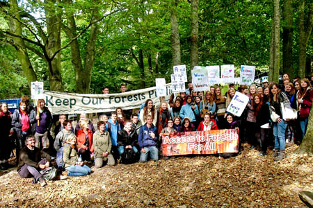 Walkers gather at the Sussex site Walkers gather at the Sussex site