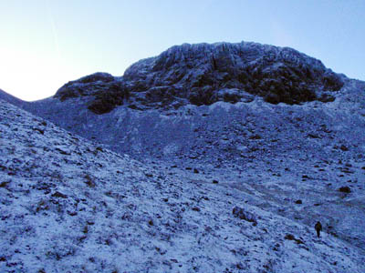 Gable Crag, where the accident happened, on Central Gully. Photo: Masa Sakano CC-BY-2.0