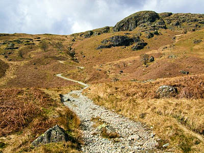 The mountain biker injured himself on the Garburn Pass. Photo: Adie Jackson CC-BY-SA-2.0