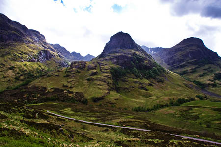 Glencoe, scene of the fatal incident Glencoe, scene of the fatal incident