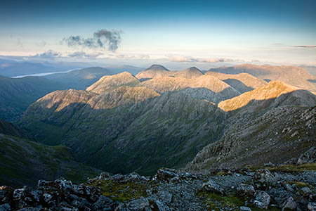 The rescue team's area includes the mountains of Glencoe The rescue team's area includes the mountains of Glencoe