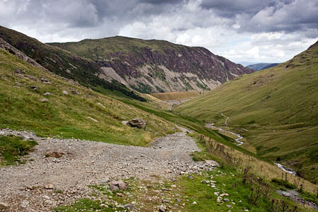 Glenridding Common, left, from the Keppel Cove path, with Sheffield Pike in the distance Glenridding Common, left, from the Keppel Cove path, with Sheffield Pike in the distance