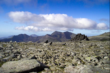 The summit plateau of Glyder Fach. Photo: Chris Andrews CC-BY-SA-2.0