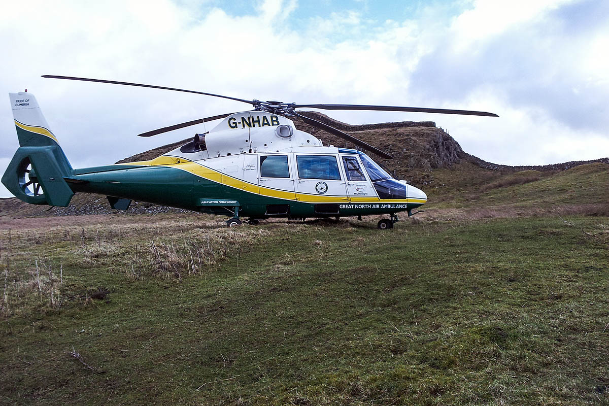 grough — Air ambulance flies to walker with ankle injury on Hadrian's Wall grough — Air ambulance flies to walker with ankle injury on Hadrian's Wall