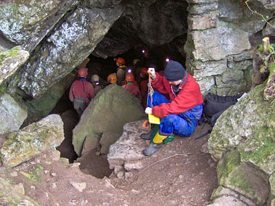 The entrance to Goatchurch Cavern. Photo: Goatchurch