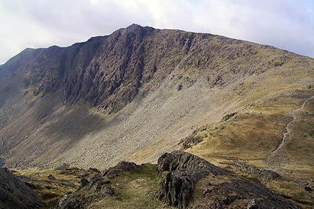The pair got lost near Goat's Hawse, between the Old Man of Coniston and Dow Crag. Photo: Michael Graham CC-BY-SA-2.0