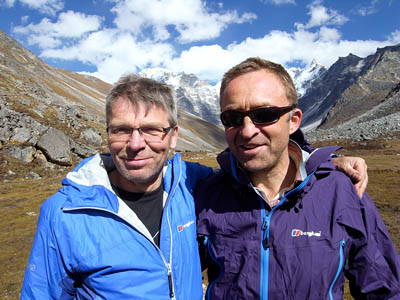Mick Fowler, left, and Dave Turnbull Mick Fowler, left, and Dave Turnbull