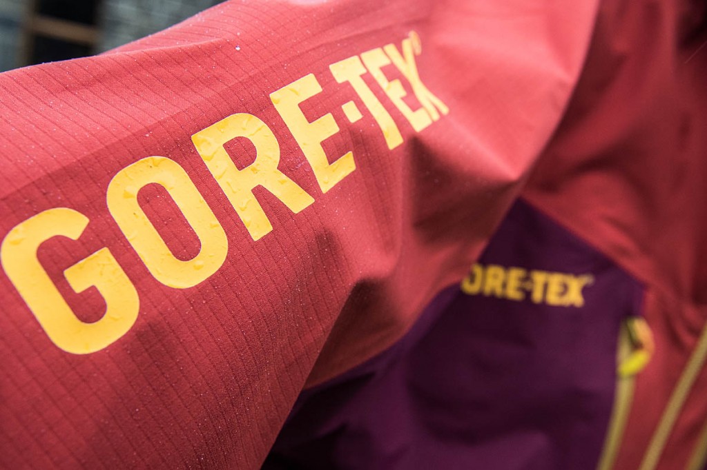 The Salewa Antelao jacket uses the new C-Knit technology