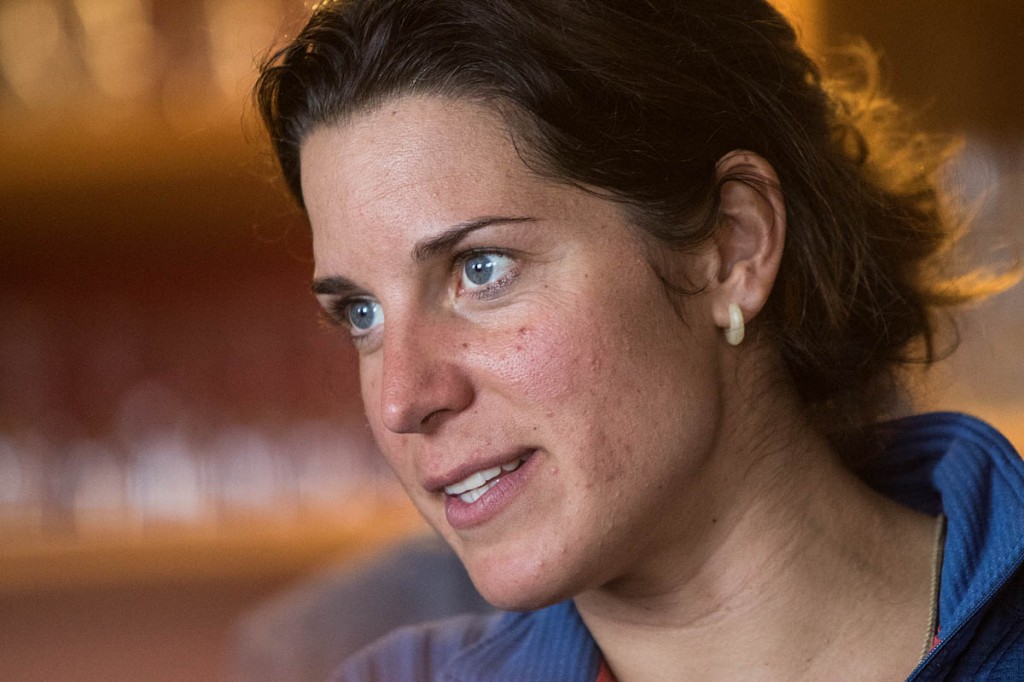 Gore-Tex mountaineer Tamara Lunger, who also serves a mean goulash cooked by her father