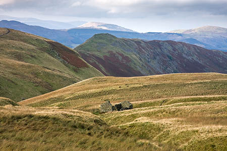 The men spent the night sheltering in an abandoned building on Gowk Hill The men spent the night sheltering in an abandoned building on Gowk Hill