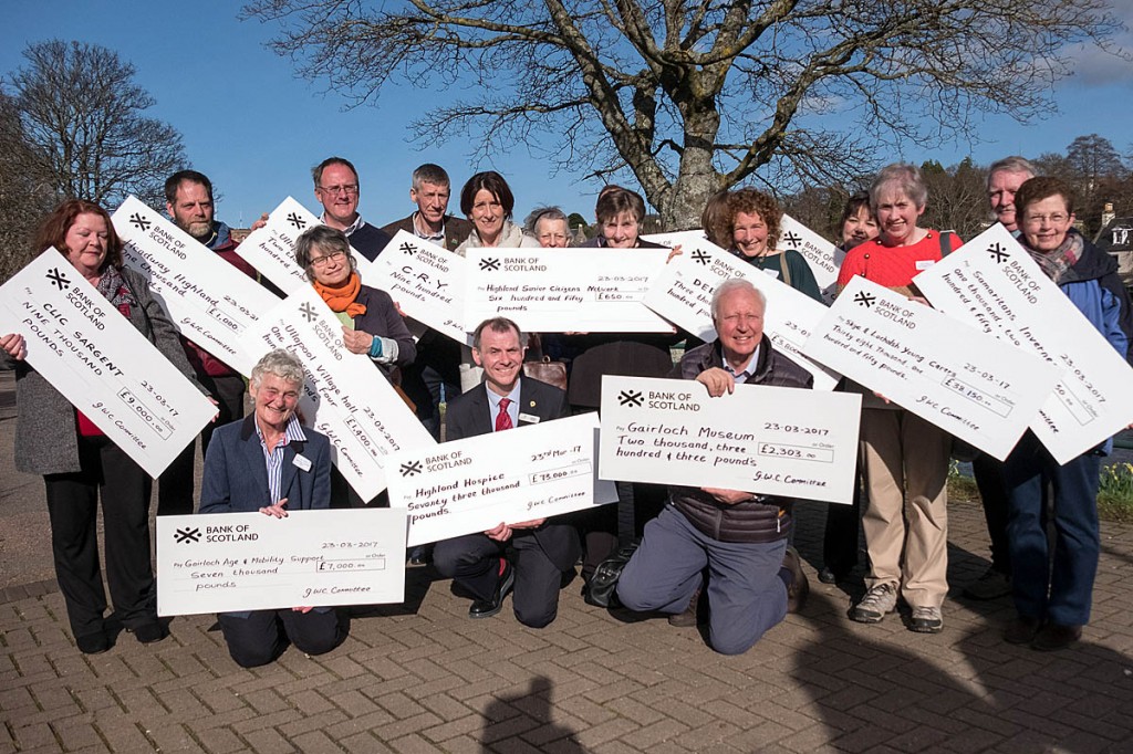 Recipients of the Great Wilderness Challenge funds show off their cheques. Photo: Gary Williamson Recipients of the Great Wilderness Challenge funds show off their cheques. Photo: Gary Williamson