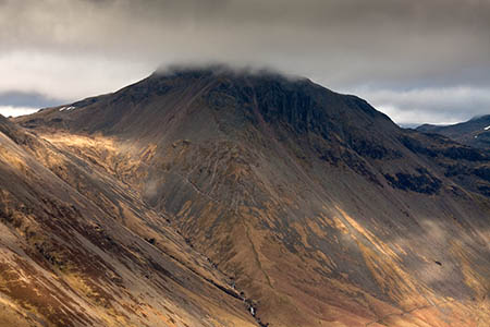 The body was found by a member of the public in a gill on Great Gable The body was found by a member of the public in a gill on Great Gable