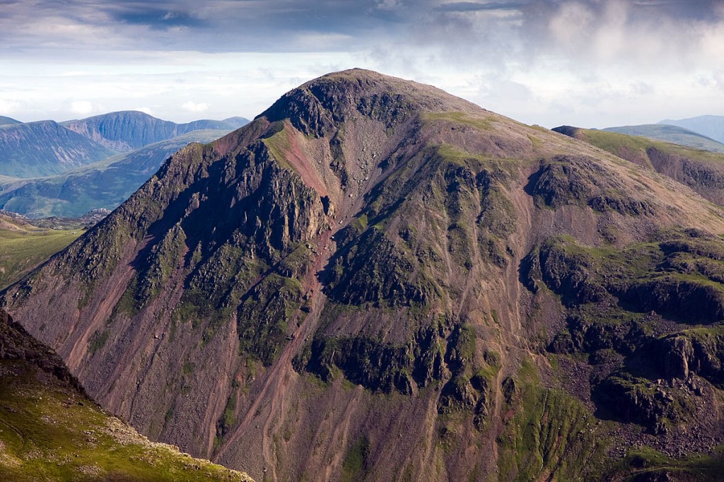 The woman was airlifted from Great Gable
