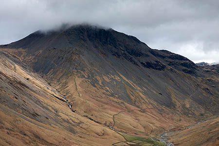 Great Gable, with the White Napes ridge centre left Great Gable, with the White Napes ridge centre left