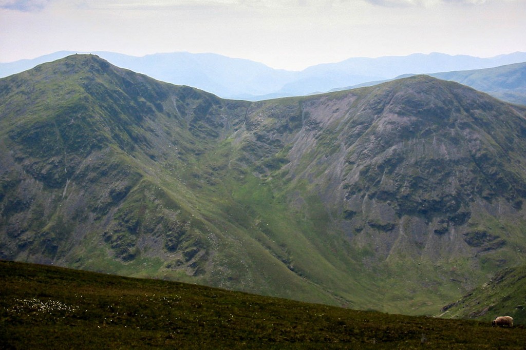 The women were found sheltering on Great Rigg The women were found sheltering on Great Rigg