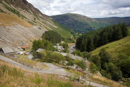 Greenside, Glenridding. The girl was stretchered to a mountain rescue vehicle waiting at the youth hostel Greenside, Glenridding. The girl was stretchered to a mountain rescue vehicle waiting at the youth hostel