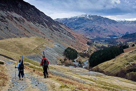 Greenside and Glenridding, one possible site for a planned zipwire Greenside and Glenridding, one possible site for a planned zipwire