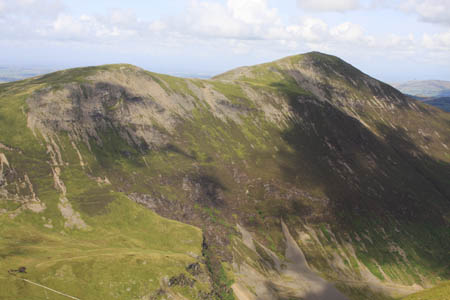 Grisedale Pike, final peak in the 24-hour round Grisedale Pike, final peak in the 24-hour round