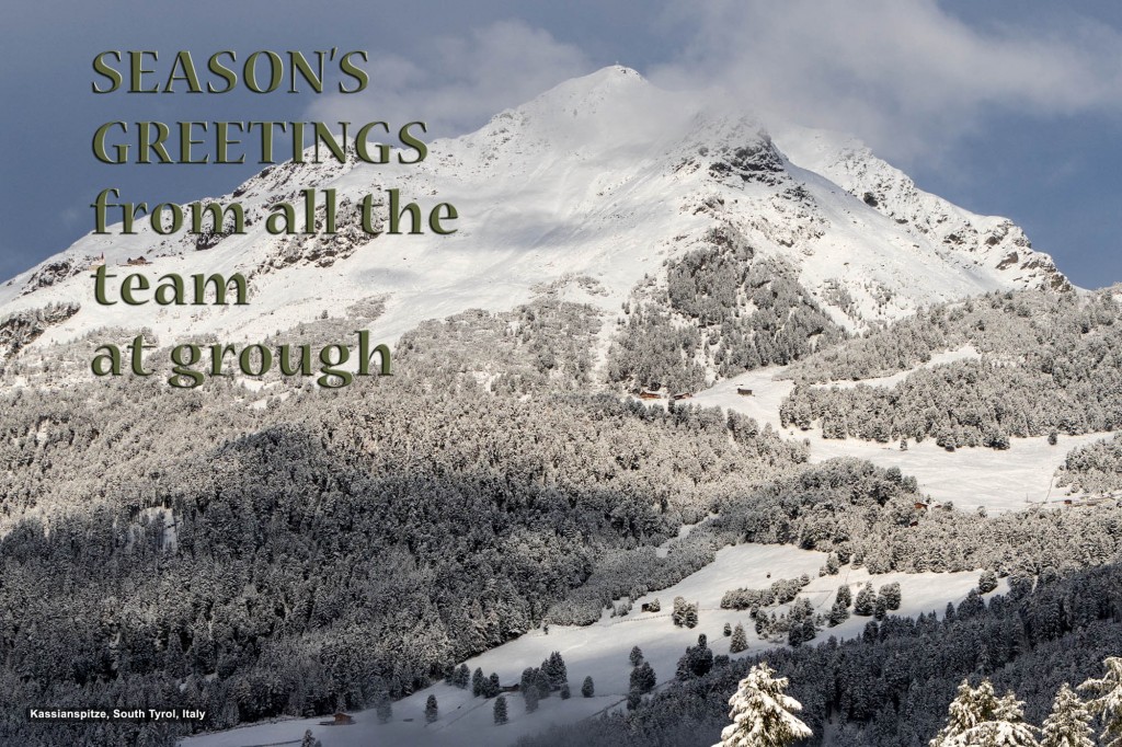 Season's greetings from all the team at grough