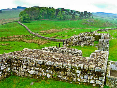Hadrian's Wall at Housesteads. Photo: Phil Hollman CC-BY-2.0 Hadrian's Wall at Housesteads. Photo: Phil Hollman CC BY 2.0