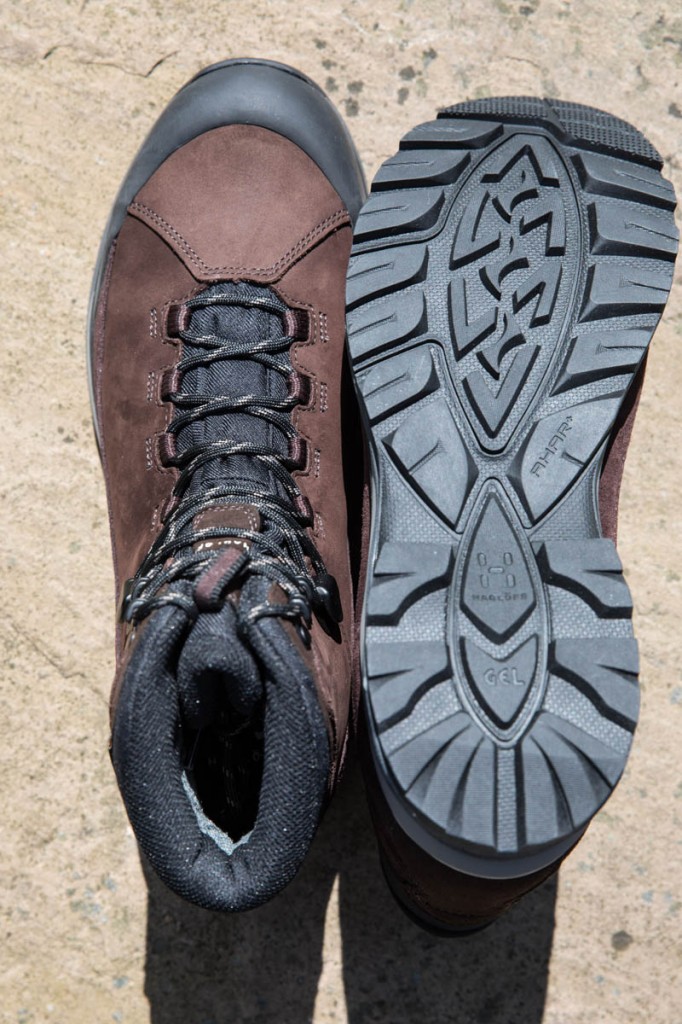 Haglöfs Eclipse GT uppers and sole. Photo: Bob Smith/grough Haglöfs Eclipse GT uppers and sole. Photo: Bob Smith/grough