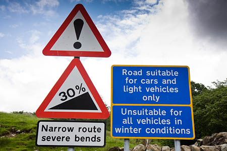 Wrynose Pass and Hardknott Pass are both closed, rescuers said Wrynose Pass and Hardknott Pass are both closed, rescuers said