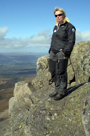 Heather Morning, the Mountaineering Council of Scotland's mountain safety adviser