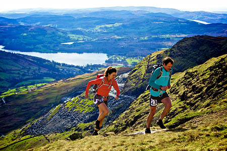 Helen Whitaker and Steve Birkinshaw. Photo: Pete Webb/Berghaus Helen Whitaker and Steve Birkinshaw. Photo: Pete Webb