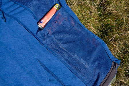 The interior pockets are big enough for an OS map The interior pockets are big enough for an OS map