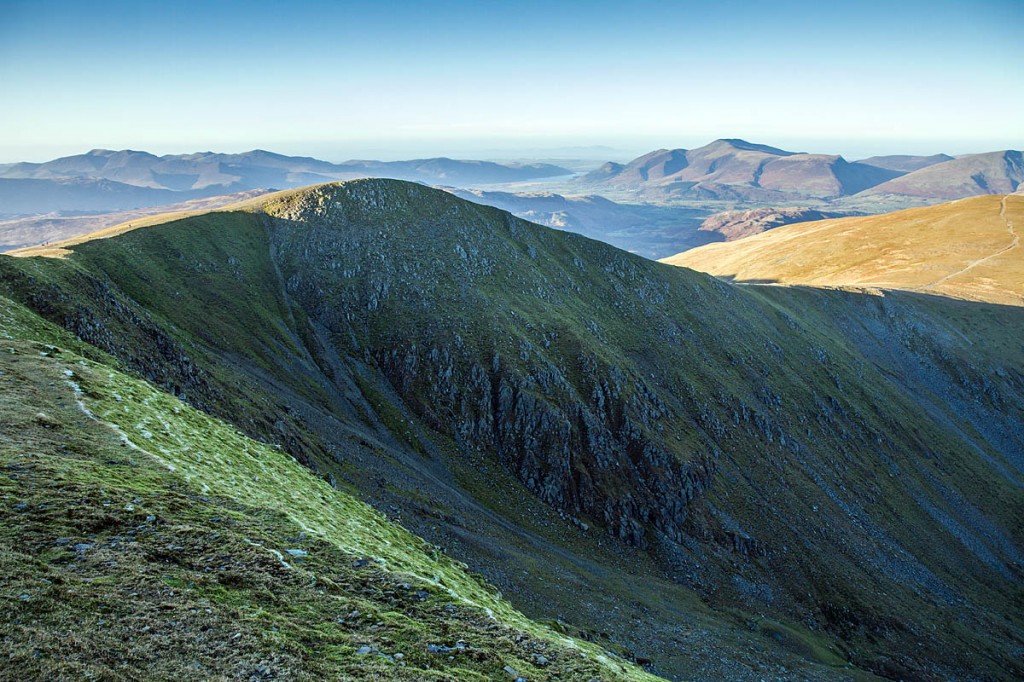 The woman fell into Brown Cove on Helvellyn