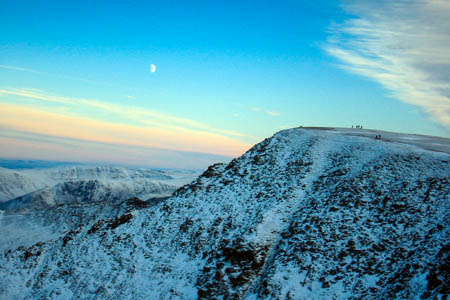 Helvellyn's summit plateau
