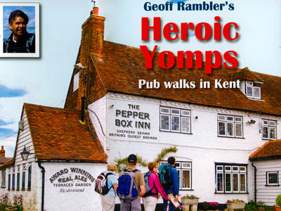 The book details walks involving pubs in Kent The book details walks involving pubs in Kent
