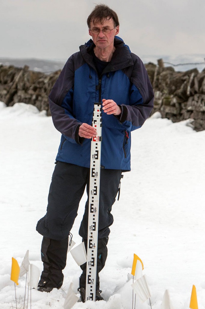 Graham Jackson during one of the team's surveys. Photo: Bob Smith/grough