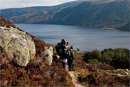 Volunteer path surveys on Lochnagar Volunteer path surveys on Lochnagar