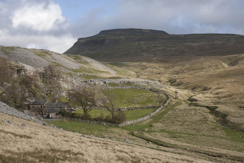The woman was stretchered down from Ingleborough to Crina Bottom