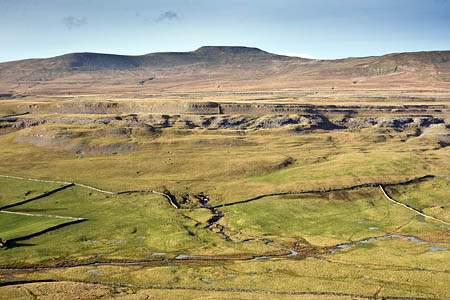The 15 walkers were found above Long Scar, south-east of Gaping Gill