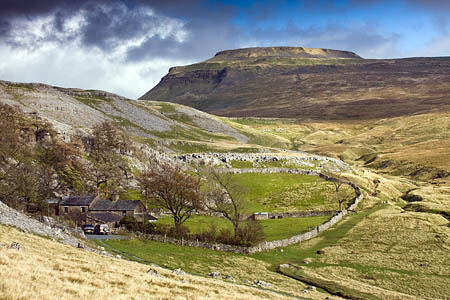 Ingleborough and Crina Bottom. Guided walkes to the mountain summit are on offer