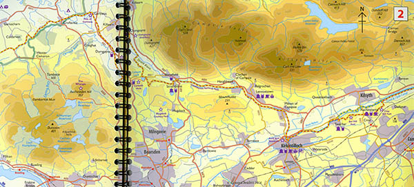 The fold-out maps are at 1:116,000 scale The fold-out maps are at 1:116,000 scale