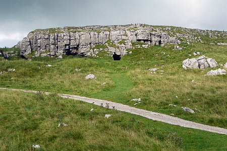 The walker slipped on wet grass near Jubilee Cave in the Yorkshire Dales. Photo: Humphrey Bolton CC-BY-SA-2.0 The walker slipped on wet grass near Jubilee Cave in the Yorkshire Dales. Photo: Humphrey Bolton CC-BY-SA-2.0