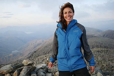 Julia Bradbury followed Wainwrights' routes in her TV series Julia Bradbury followed Wainwrights' routes in her TV series