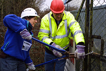More than just press releases: Kate Ashbrook wields boltcutters More than just press releases: Kate Ashbrook wields boltcutters