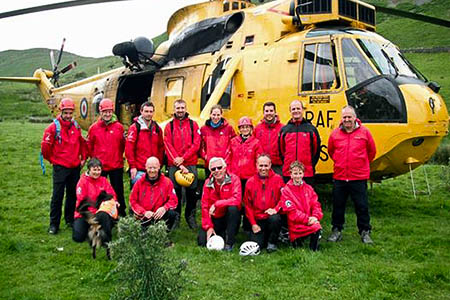 The team spent 40 hours on callouts. Photo: Kendal MRT The team spent 40 hours on callouts. Photo: Kendal MRT