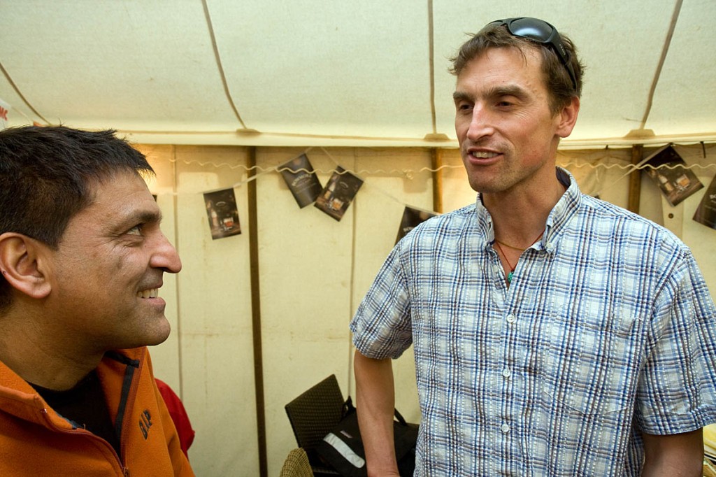 Record-breaking Everest mountaineer Kenton Cool with BMC president Rehan Siddiqui Record-breaking Everest mountaineer Kenton Cool with BMC president Rehan Siddiqui