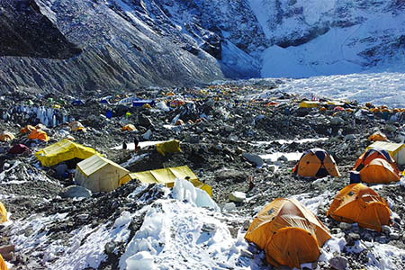 Everest base camp. Photo: Kenton Cool Everest base camp. Photo: Kenton Cool